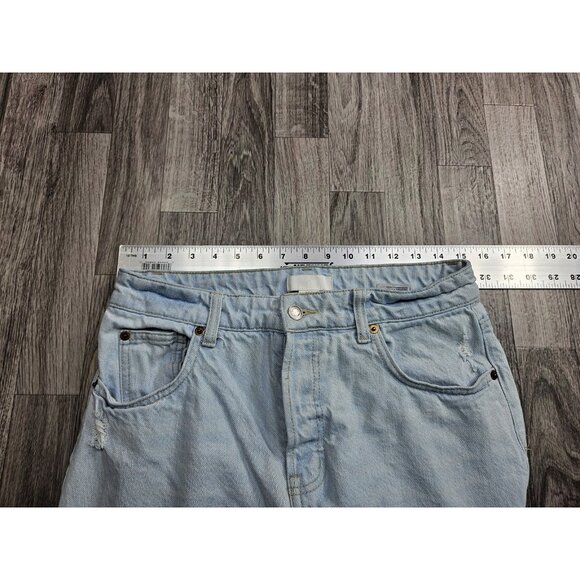 H&M Light Blue High Rise Women Jeans - Picture 9 of 13